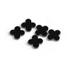 Wholesale Heavy Zircon Black Agate Clover - Necklace Making