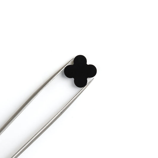 Wholesale Heavy Zircon Black Agate Clover - Necklace Making