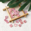 Natural Pink Mother Of Pearl Four Leaf Clover
