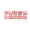 Natural Pink Mother Of Pearl Four Leaf Clover