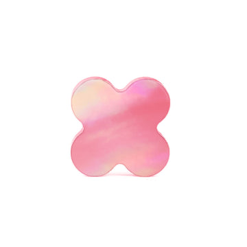 Natural Pink Mother Of Pearl Four Leaf Clover